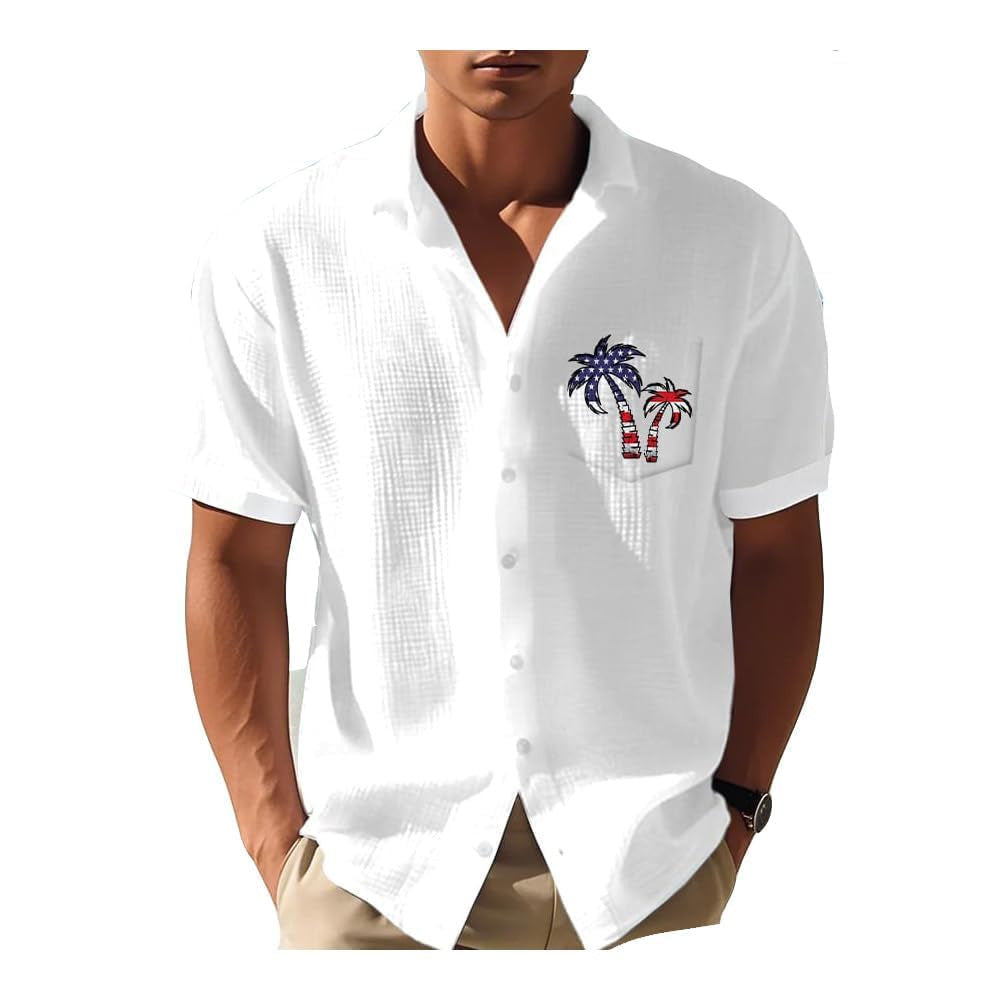 Men's Fashion Hawaiian Digital Printing Shirt