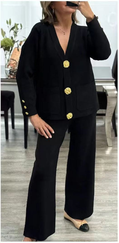 European Goods Casual Fashion Two-piece Suit Female Spring And Autumn All-match