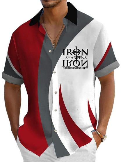 Men's Fashion Hawaiian Digital Printing Shirt